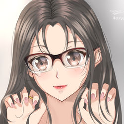 This is a pixiv picture whose title is ニャン.