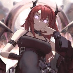 This is a pixiv picture whose title is Surtr.