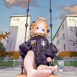 This is a pixiv picture whose title is 🍭.