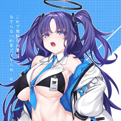 This is a pixiv picture whose title is パーカービキニユウカちゃん.