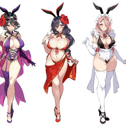 This is a pixiv picture whose title is バニファン水着コレクション.