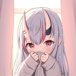 This is a pixiv picture whose title is 彼シャツお嬢.