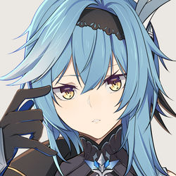 This is a pixiv picture whose title is Eula -Genshin impact-.