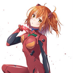 This is a pixiv picture whose title is プラグスーツコスぐだ♀.