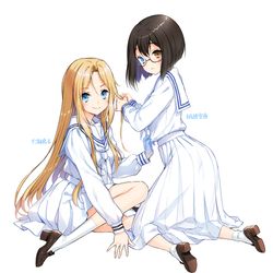 This is a pixiv picture whose title is セーラー服で.