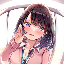This is a pixiv picture whose title is 「ねぇ、この後さ…」.