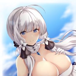 This is a pixiv picture whose title is 【アズレン】では参りましょうか【イラストリアス】.