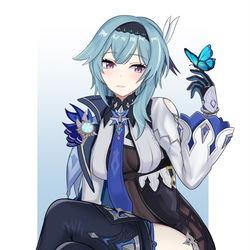 This is a pixiv picture whose title is ★★★★★ Eula.