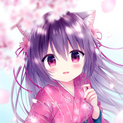 This is a pixiv picture whose title is 桜.