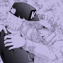 This is a pixiv picture whose title is キラ白折本WEB再録.