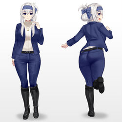 This is a pixiv picture whose title is 神威立ちポーズ.
