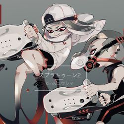 This is a pixiv picture whose title is スプラトゥーン02.