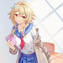 This is a pixiv picture whose title is 原神 荧.