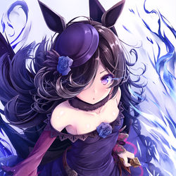 This is a pixiv picture whose title is ライスシャワー.