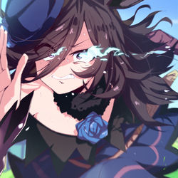 This is a pixiv picture whose title is ライスは…ヒーローだ！！.
