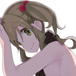 This is a pixiv picture whose title is 犬山あおい.