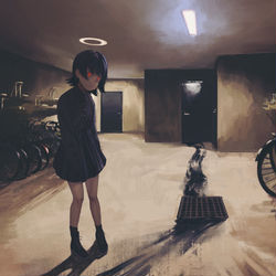 This is a pixiv picture whose title is Coal tar.