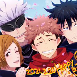 This is a pixiv picture whose title is 虎杖くんおめでとう🎂2021.