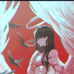 This is a pixiv picture whose title is Angel.