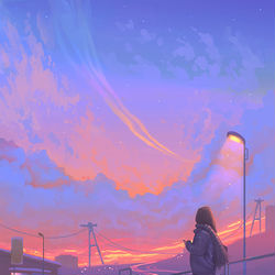 This is a pixiv picture whose title is Into Nothing.