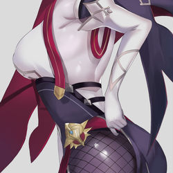 This is a pixiv picture whose title is Rosaria is THICC.