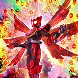 This is a pixiv picture whose title is 仮面ライダーオーズ　タジャドルコンボ.