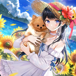 This is a pixiv picture whose title is 初個展【幻想を魅せてくれ】.