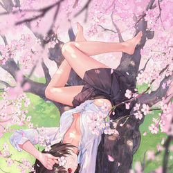 This is a pixiv picture whose title is Holiday.