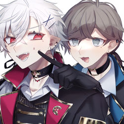 This is a pixiv picture whose title is 葛葉中心にじさんじ絵まとめ2.