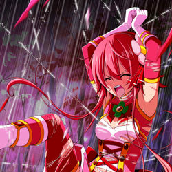 This is a pixiv picture whose title is クローバーローゼ糸拘束！！.