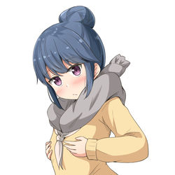 This is a pixiv picture whose title is お胸の大きさを気にするしまリン.