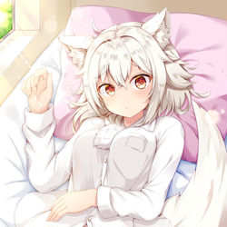This is a pixiv picture whose title is 朝.