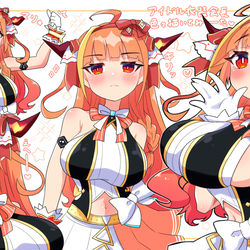 This is a pixiv picture whose title is アイドル会長.