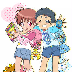 This is a pixiv picture whose title is "男らしさ"って何???そんな言葉、俺たちの辞書には無いし。.