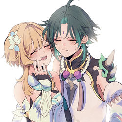 This is a pixiv picture whose title is 原神ついろぐ3.