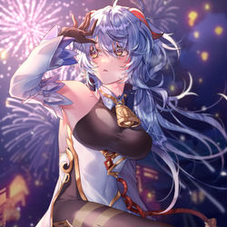 This is a pixiv picture whose title is 花火.
