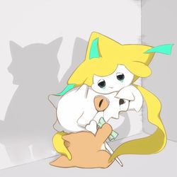 This is a pixiv picture whose title is ジラーチとカラカラ.