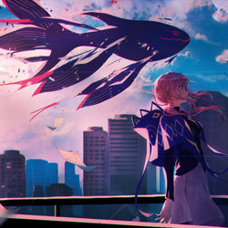 This is a pixiv picture whose title is ❀.