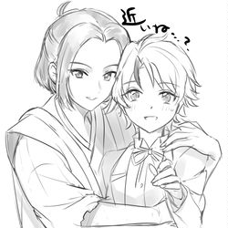 This is a pixiv picture whose title is 理とわ.
