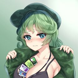 This is a pixiv picture whose title is 「さぁ、好きなカードをどうぞ…」.