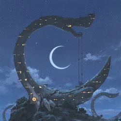 This is a pixiv picture whose title is ツノゼミハイツ(ミカヅキ型).