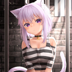 This is a pixiv picture whose title is おかゆん逮捕！？.