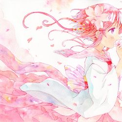 This is a pixiv picture whose title is 桜御殿ちゃん.
