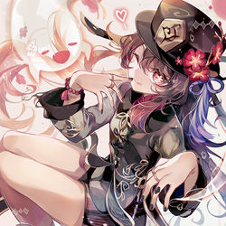 This is a pixiv picture whose title is 胡桃.