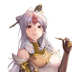 This is a pixiv picture whose title is Ningguang.