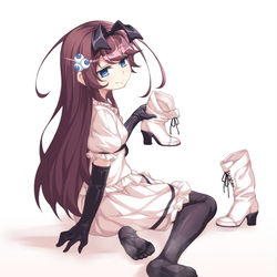 This is a pixiv picture whose title is シルクお嬢の戯れ.