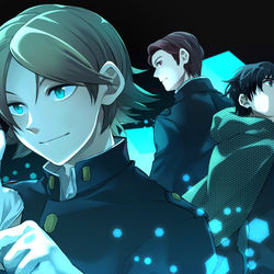This is a pixiv picture whose title is 【ワートリ】王子隊.