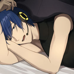 This is a pixiv picture whose title is 寝ころび.