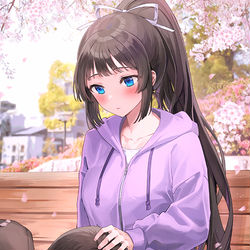 This is a pixiv picture whose title is 無理しなくてもよかったのに....