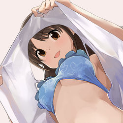 This is a pixiv picture whose title is 島村卯月.